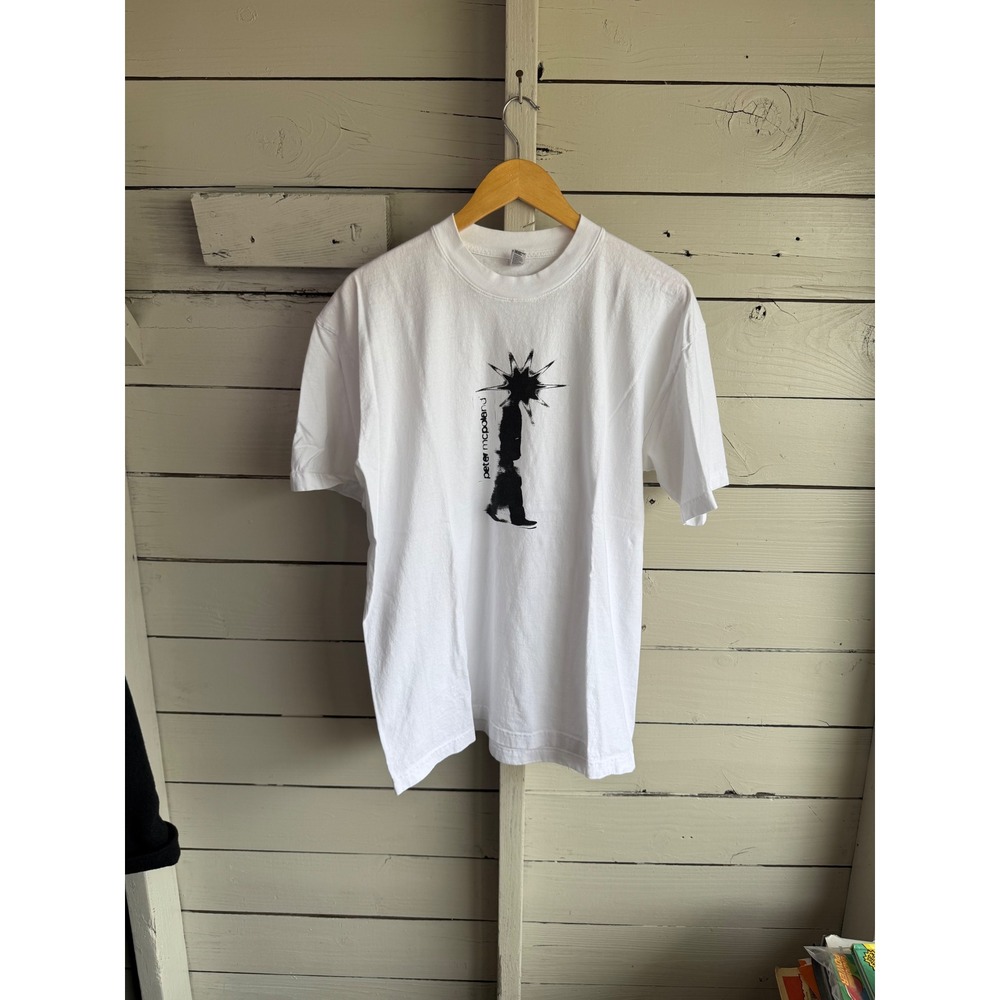 Peter McPoland North American Tour 2022 T-Shirt Mens Large White Los Angeles App